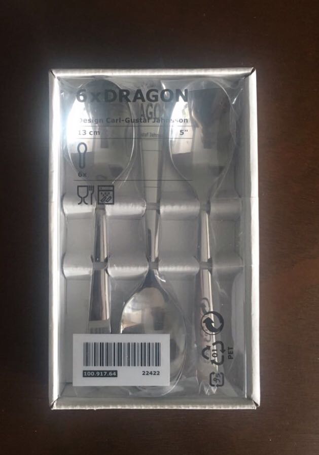 Ikea Ostron Teaspoons Set Of 6 Home Furniture Home Appliances Other Kitchen Appliances On Carousell