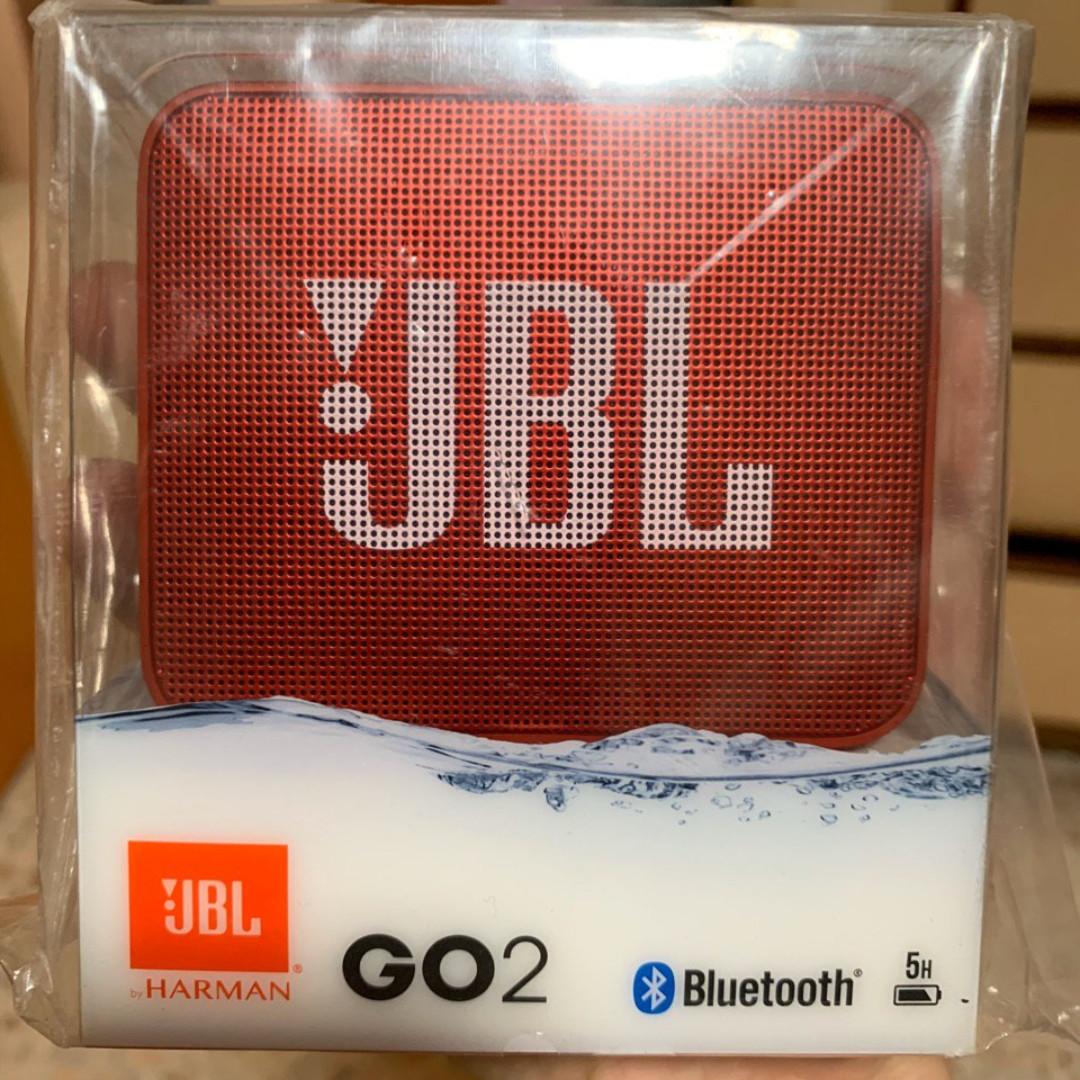 Jbl Go 2 Portable Speaker In Red Electronics Audio On Carousell