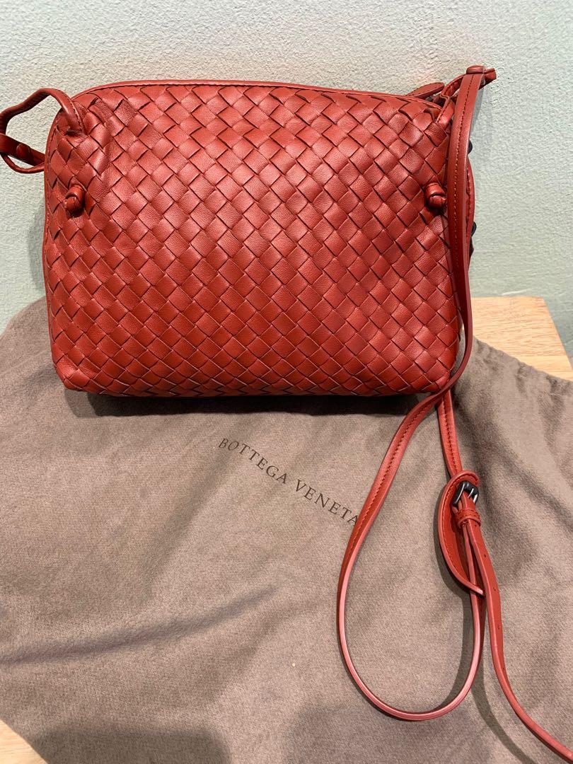 Flash Sale Like New Bottega Veneta Nordina Sling Bag In Red