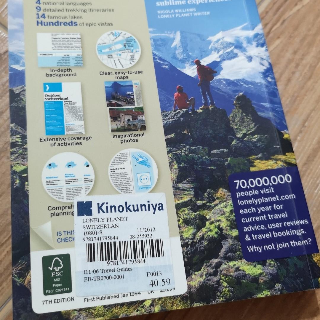 Lonely Planet Guide Switzerland Travel Travel Essentials