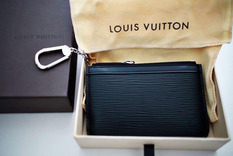 Louis Vuitton Epi Key Pouch Black On Carousell