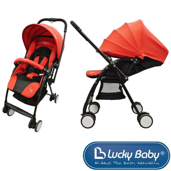 baby stroller red