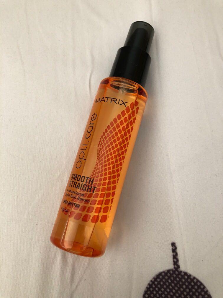 Matrix Opti Care Smooth Straight Hair Serum Health Beauty Hair