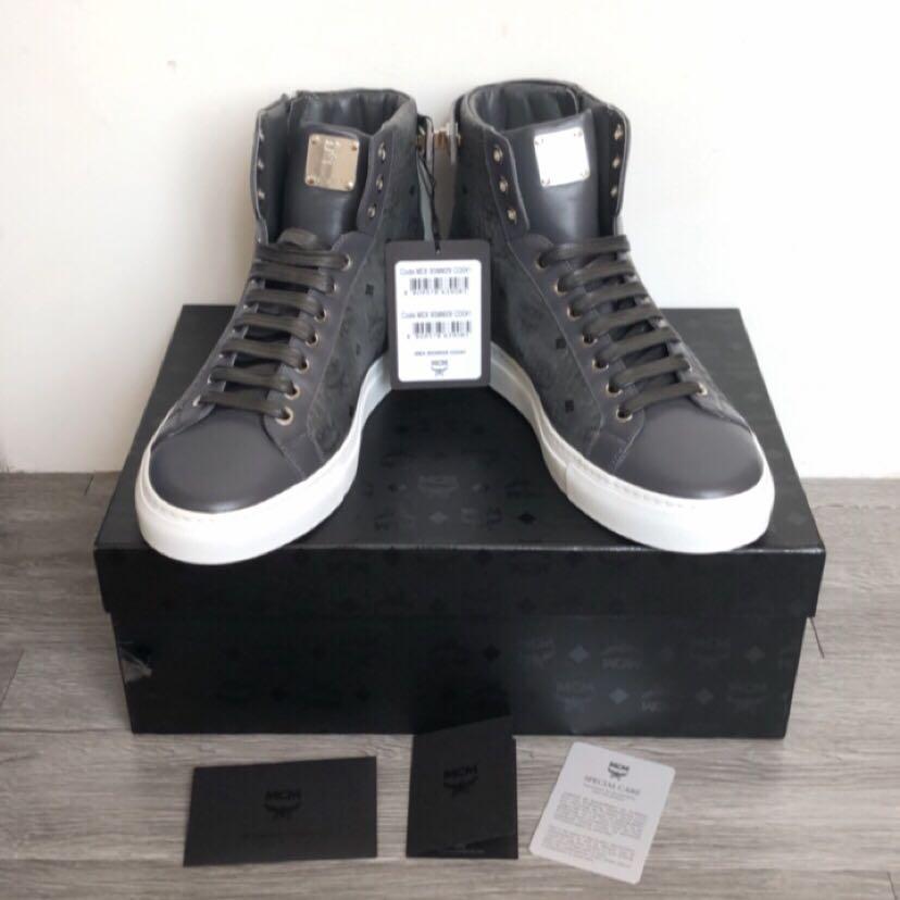 Sepatu high top sneakers hot sale
