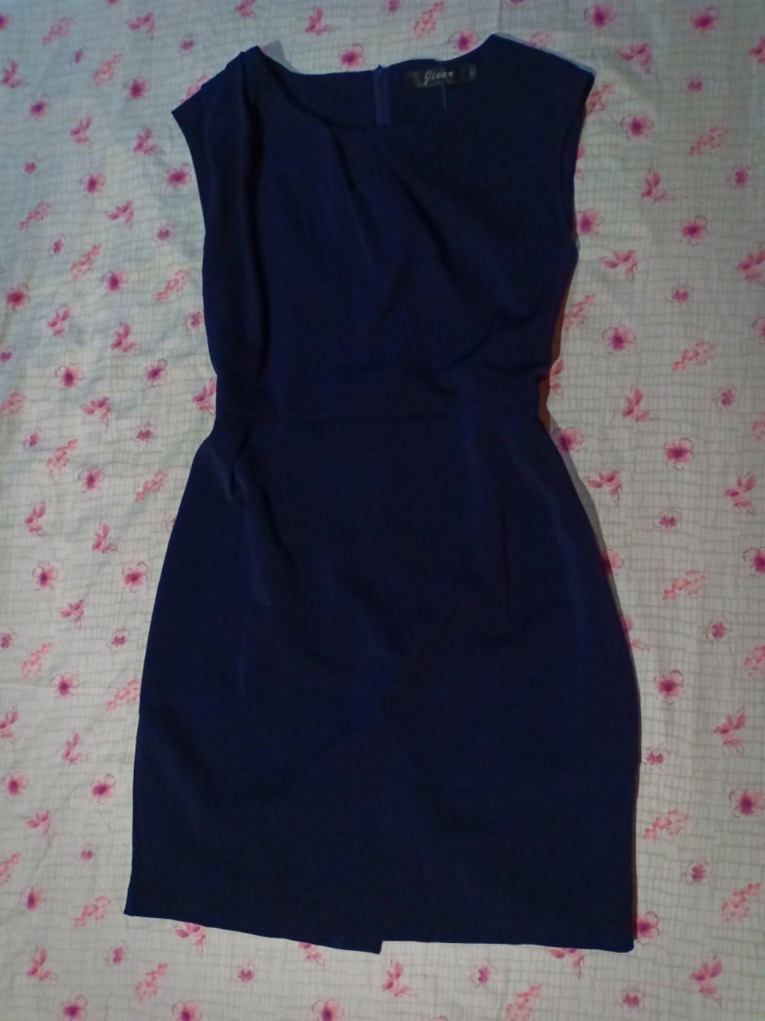 navy corporate dress