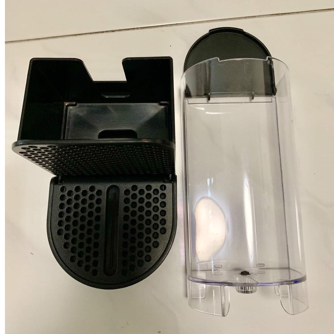 Nespresso Inissia Water Drip Tray and capsule - Used Spare Parts, TV & Home Appliances, Kitchen Appliances, Coffee Machines & on Carousell