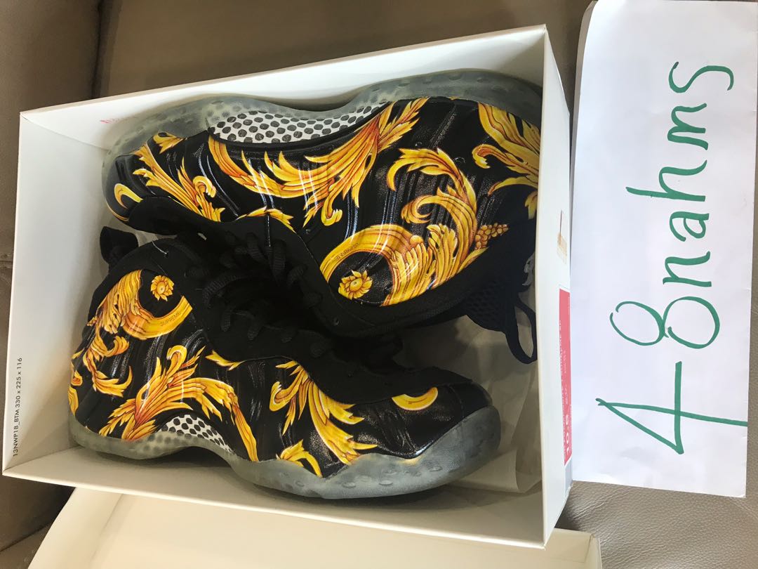 Air foamposite one supreme black hotsell