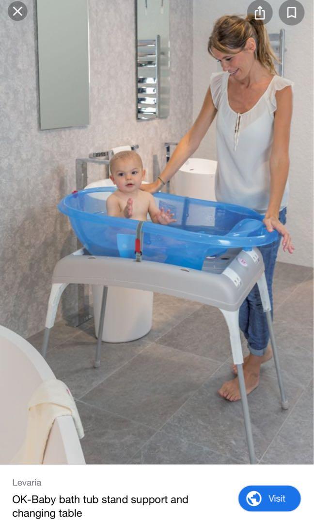 Okbaby changing table and bath support Babies Kids Bathing Changing Bathtub Bath Accessories on Carousell