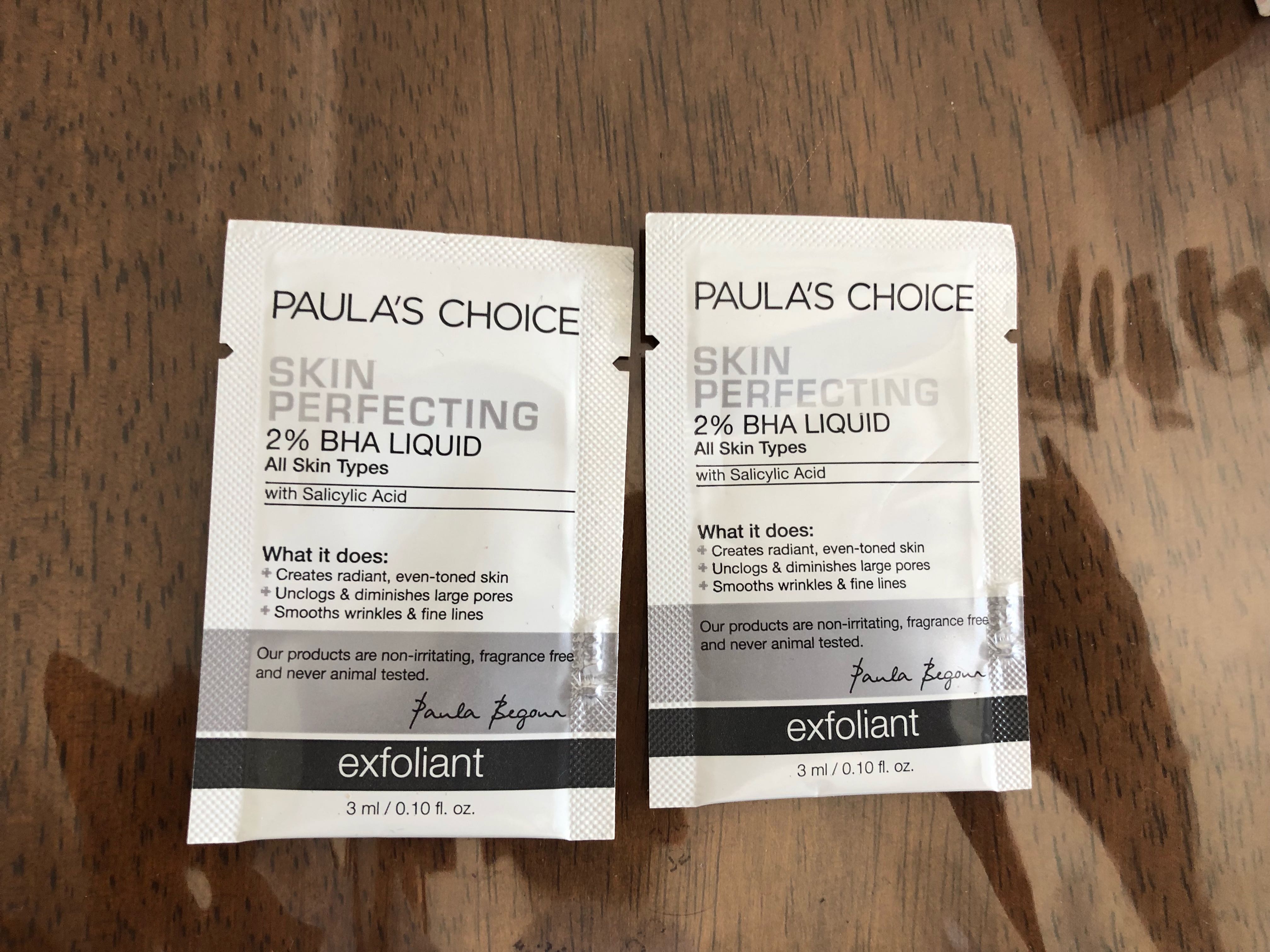 Paula’s Choice BHA Liquid 2 sample, Beauty & Personal Care, Face, Face