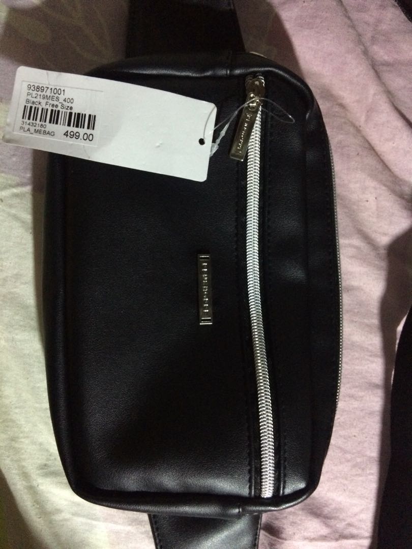 Penshoppe belt best sale bag black