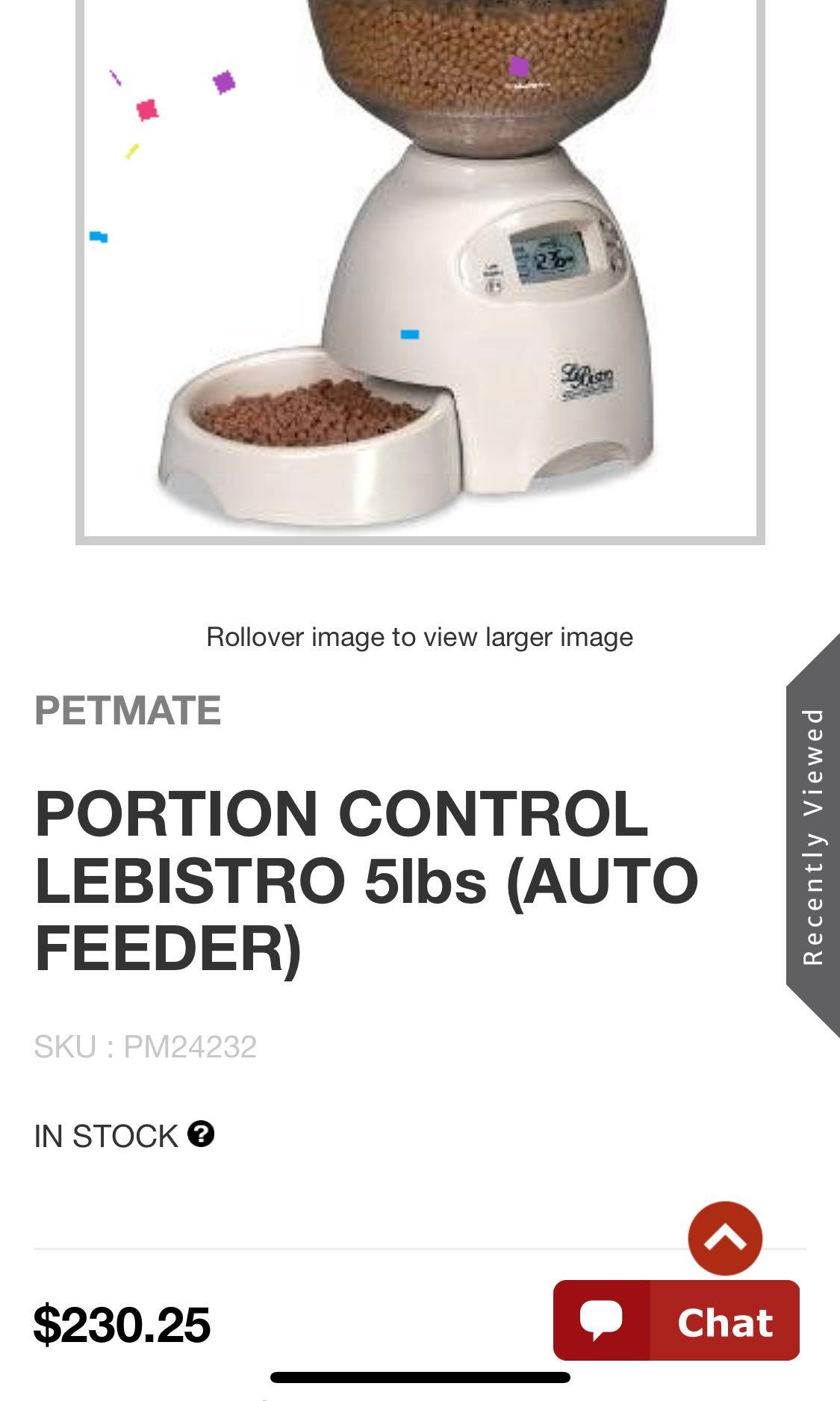 Petmate automatic pet feeder, Pet Supplies, Homes & Other Pet