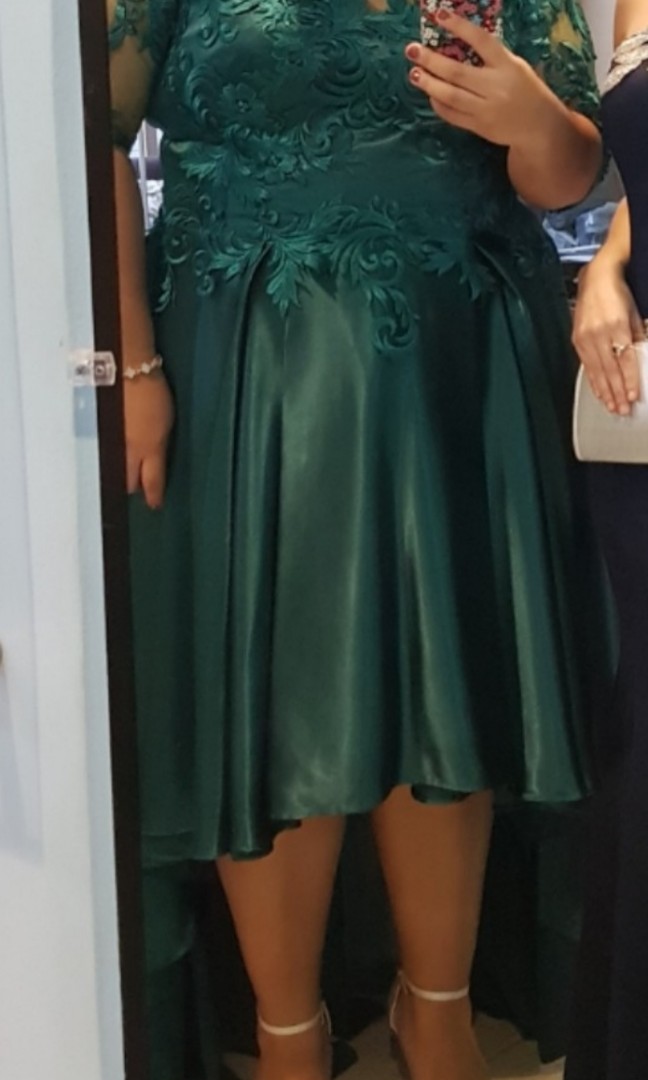 teal formal gown