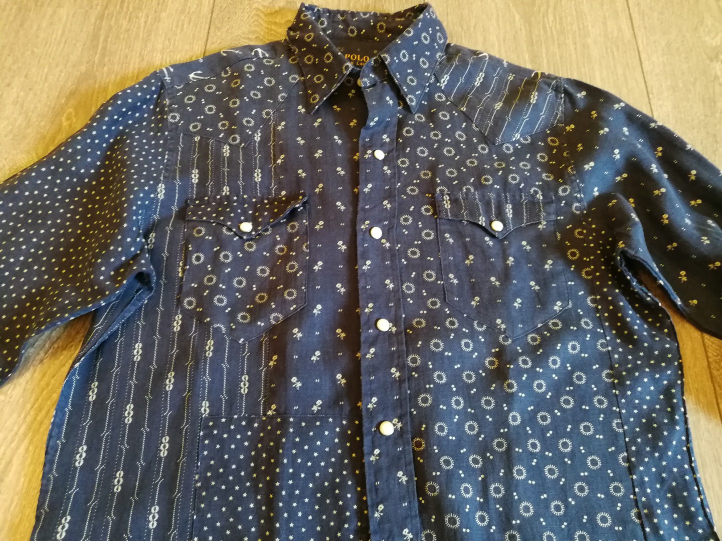 polo ralph lauren patchwork shirt