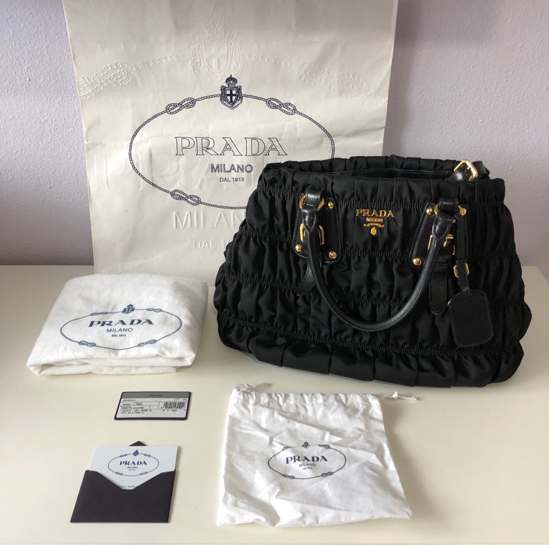 Prada tessuto gaufre price sale