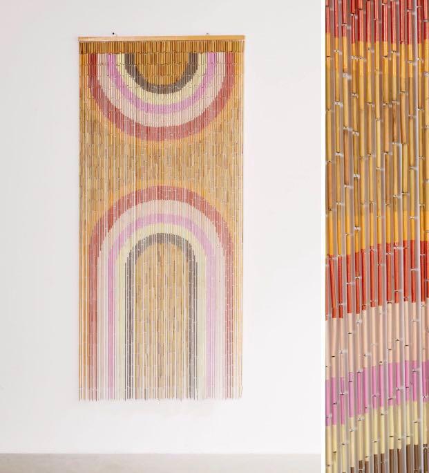 Rainbow Door Curtain Blinds Privacy Screen Vintage Beaded