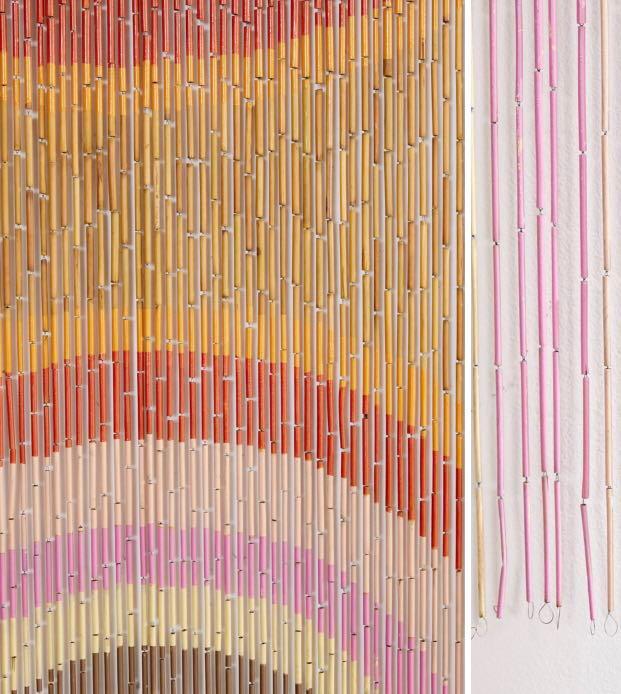 Rainbow Door Curtain Blinds Privacy Screen Vintage Beaded