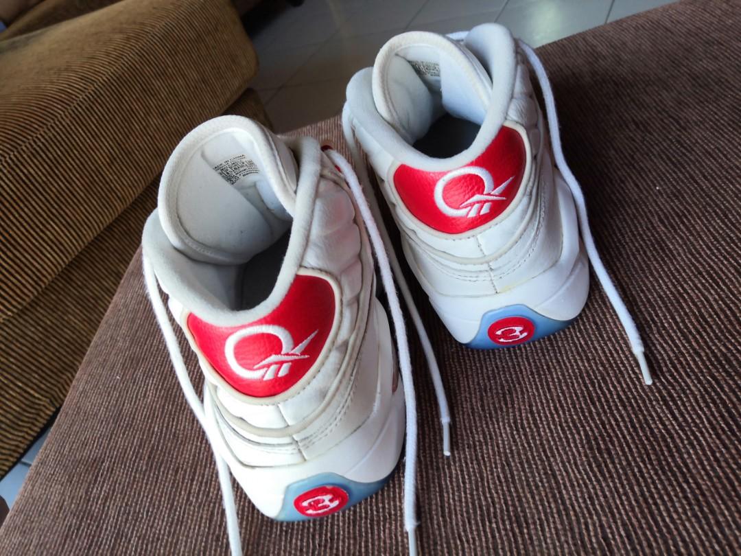 Reebok question red toe for best sale sale