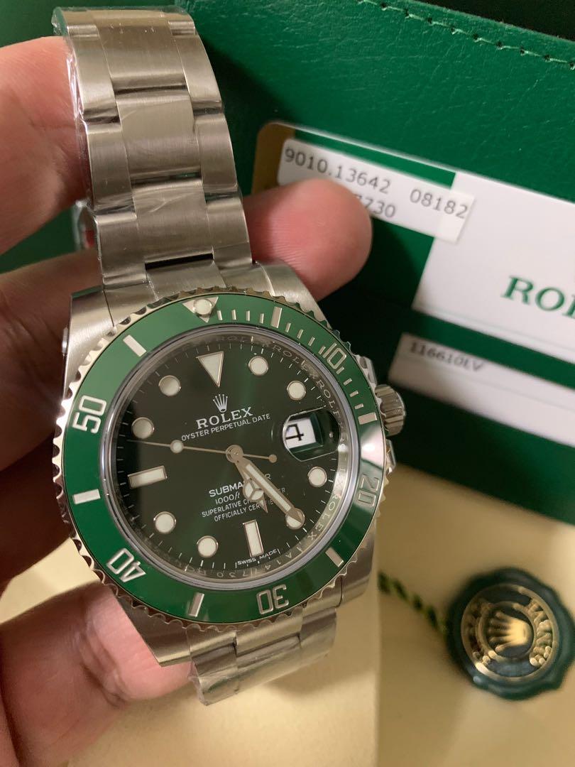 ROLEX Submariner Hulk 116610LV not Patek