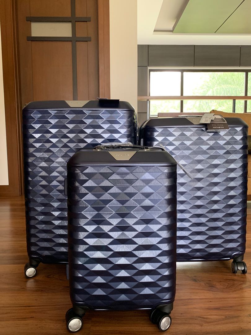 samsonite polygon suitcase