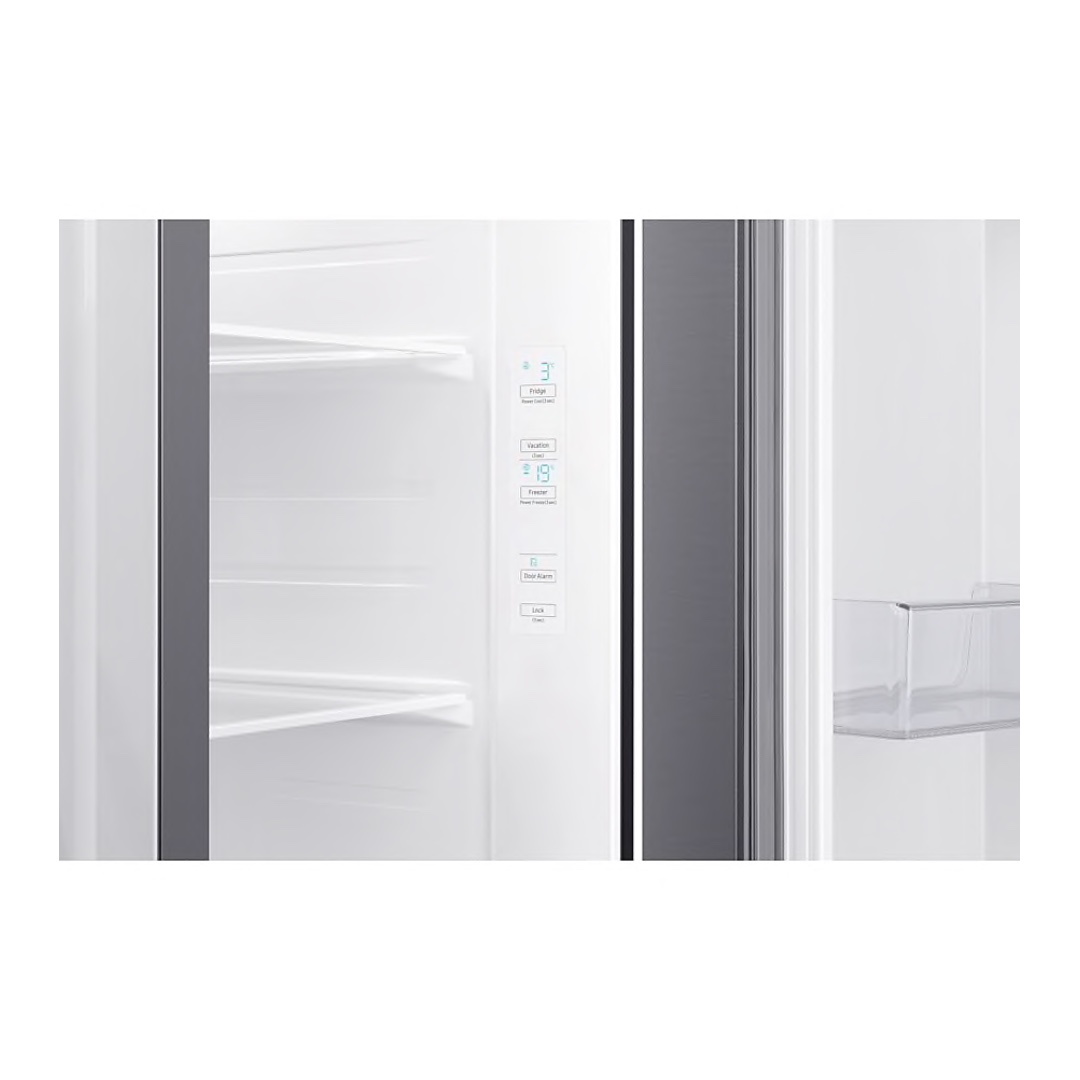 Samsung RS62R5004M9 SpaceMax™ 647L Side by Side Fridge with 2 Ticks, TV