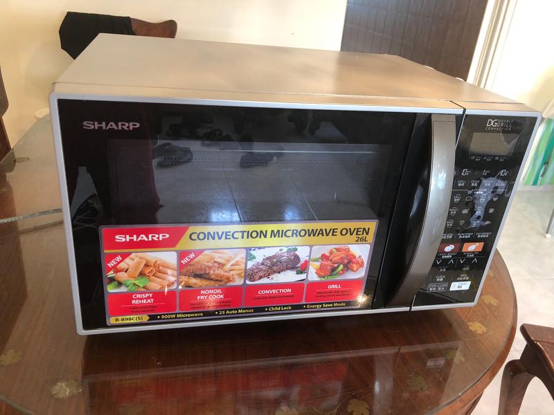 Sharp Convection Microwave Oven 26L, TV & Home Appliances, Kitchen