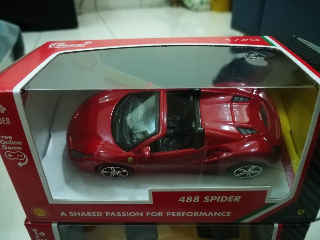 Shell Malaysia Ferrari 1 43 Die Cast 2019 Toys Games Diecast Toy Vehicles On Carousell