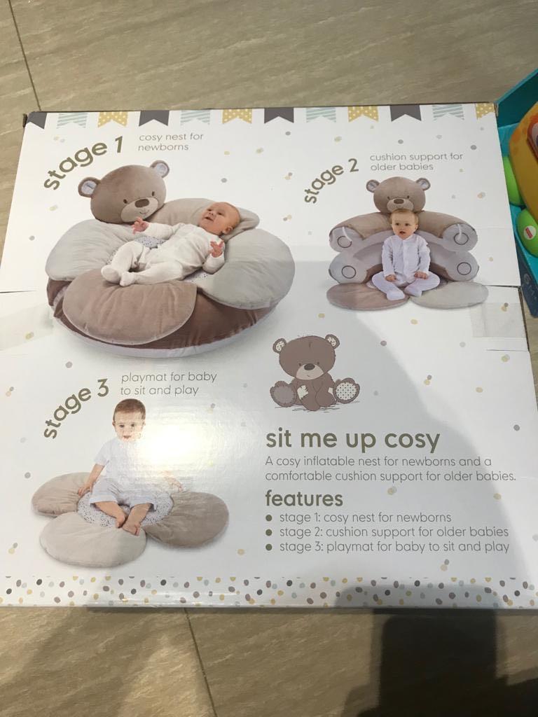 Teddy toy box sit me sales up