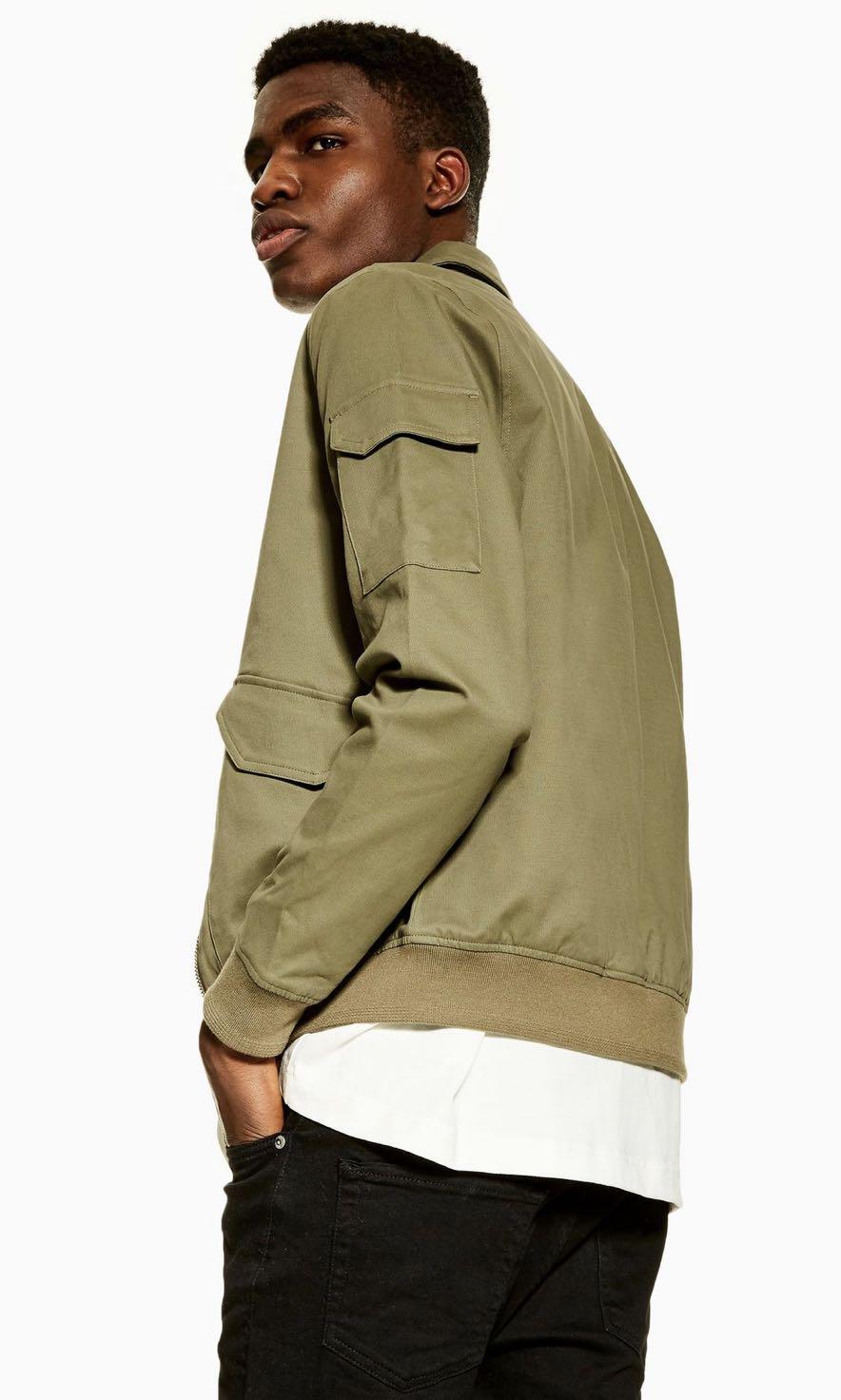 Topman Bomber Jacket Men s Fashion Coats Jackets and Outerwear on Carousell
