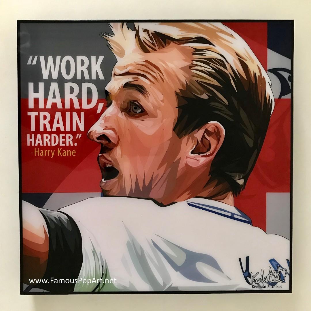 Tottenham Hotspur Harry Kane Popart Portrait Pop Art Furniture Home Decor Others On Carousell