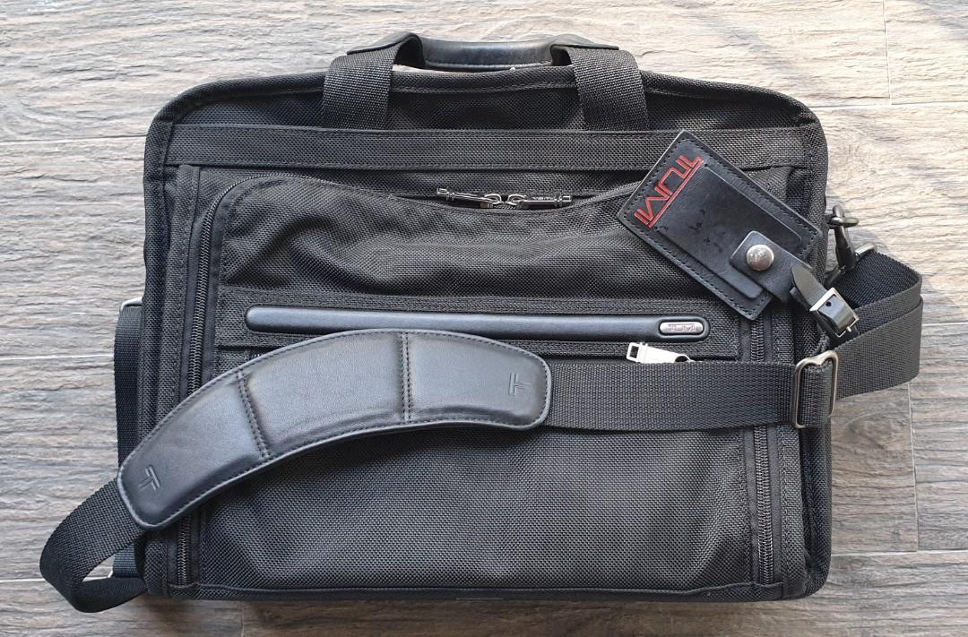 tumi nylon laptop bag