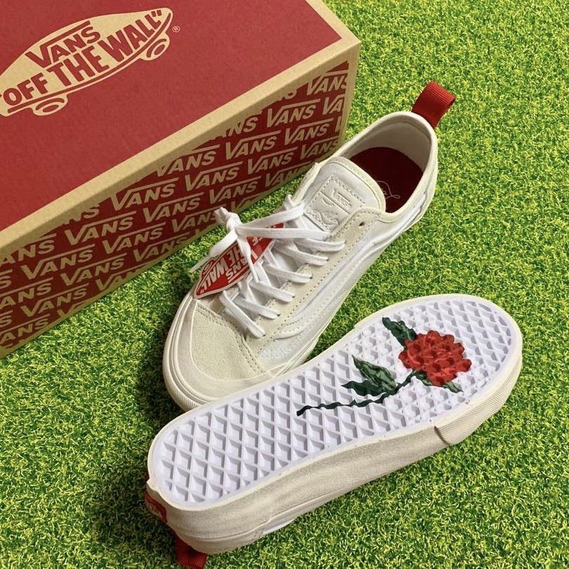 vans leila hurst decon style 36 white trainers