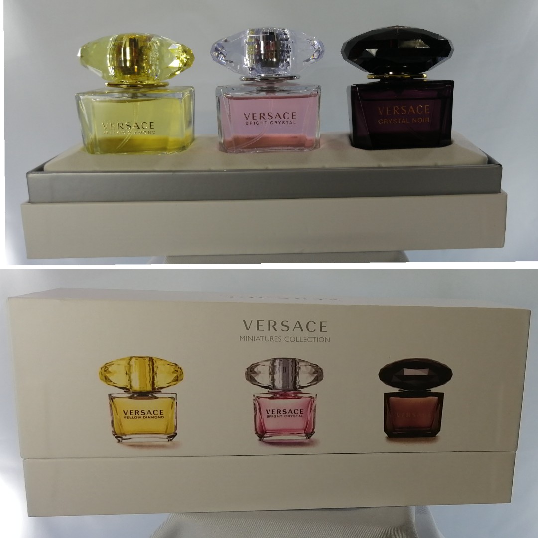 Versace miniatures store collection 3 piece