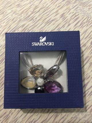 swarovski crystal flower heritage necklace