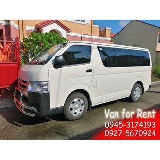 Van for Rent a Car Services