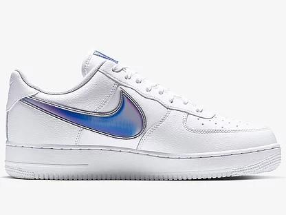 air force 1 iridescent swoosh