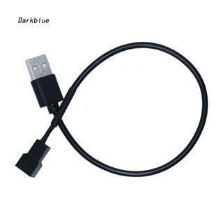 30cm USB Male to 3 Pin Adapter Cable Connector for PC Computer Case CPU Fan