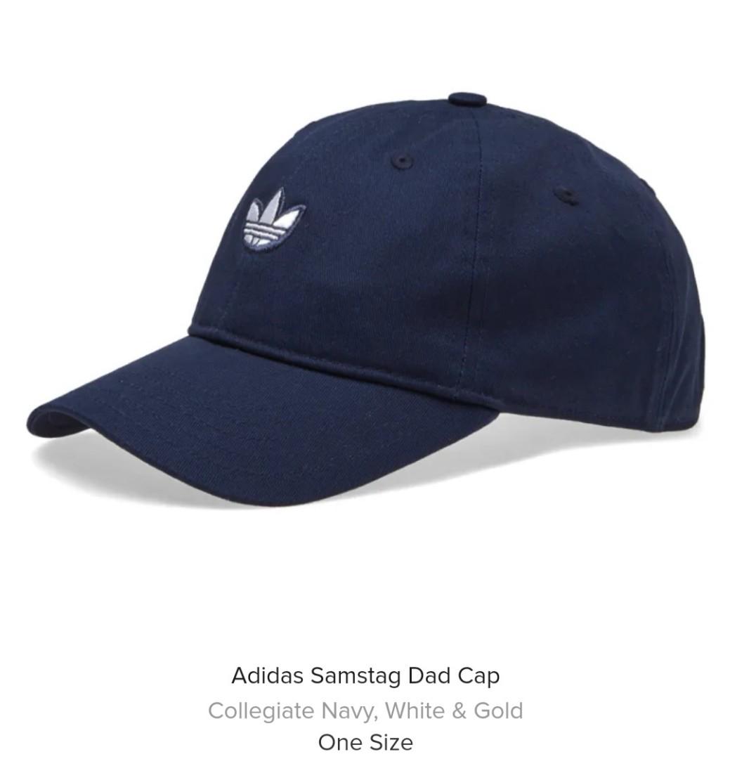 ADIDAS SAMSTAG CAP with Gold Pin, Men's Fashion, Watches \u0026 Accessories, Caps  \u0026 Hats on Carousell