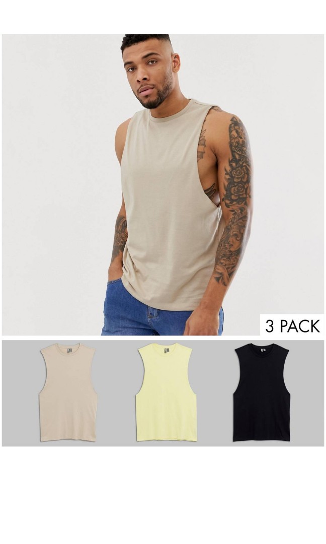 asos sleeveless shirt