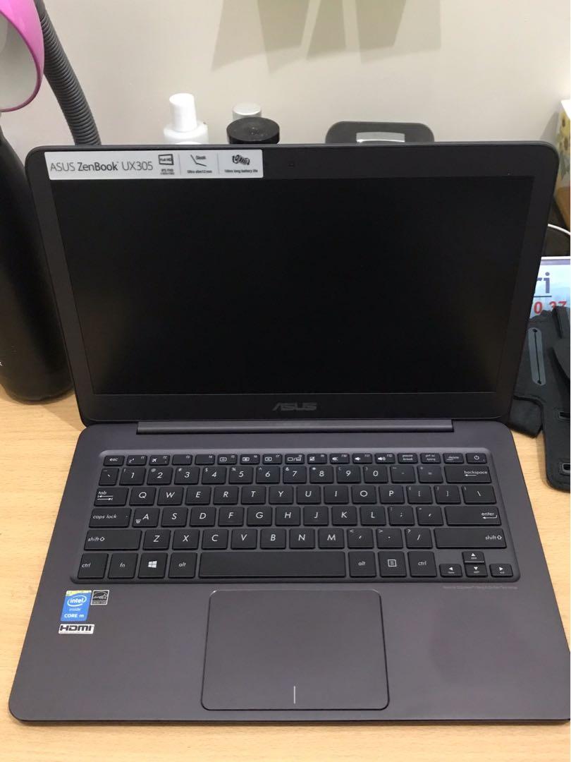 Asus Zenbook Ux305f Elektronik Komputer Laptop Di Carousell