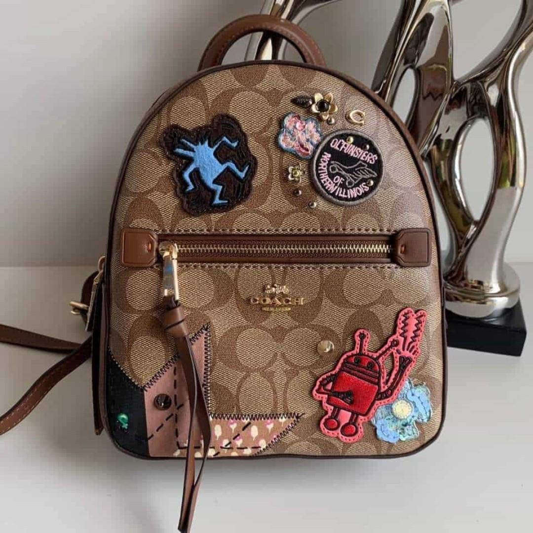 Coach andi backpack in signature canvas online
