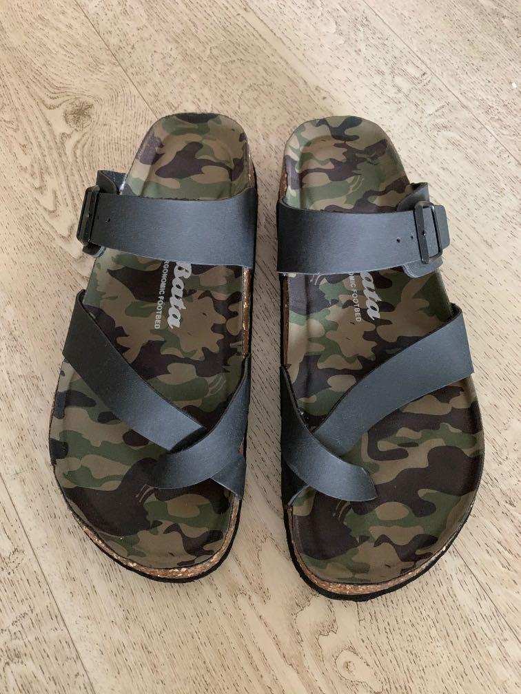 camouflage slippers