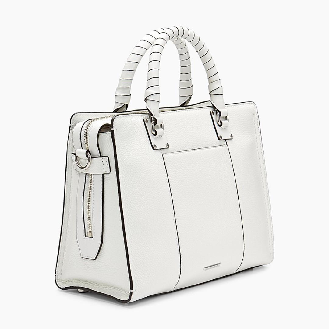 Rebecca minkoff bree medium top zip satchel sale