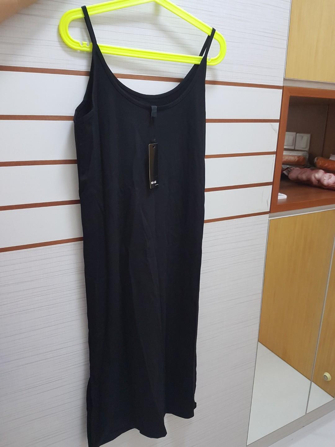 womens black maxi dress casual