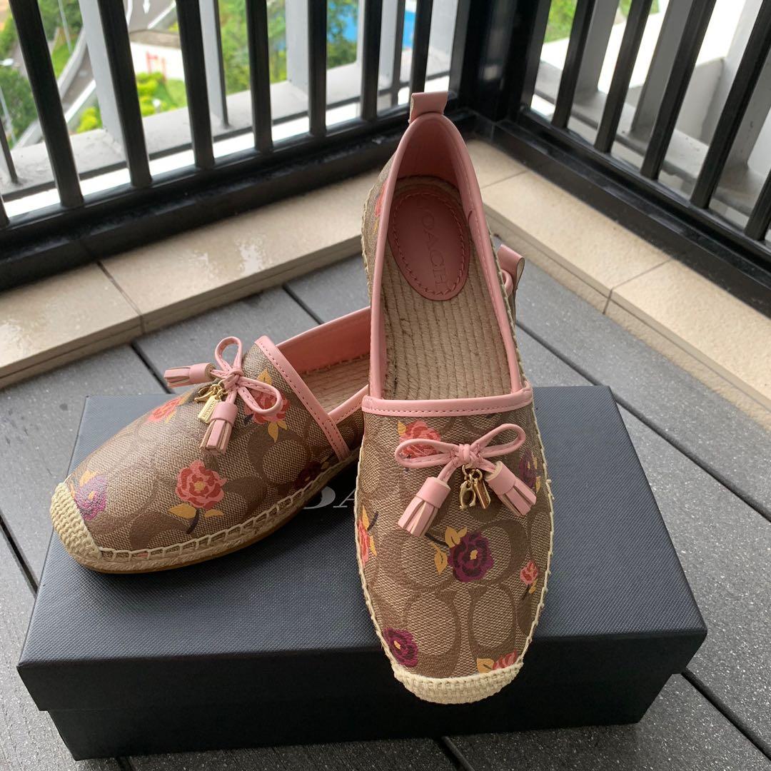 coach leather espadrilles