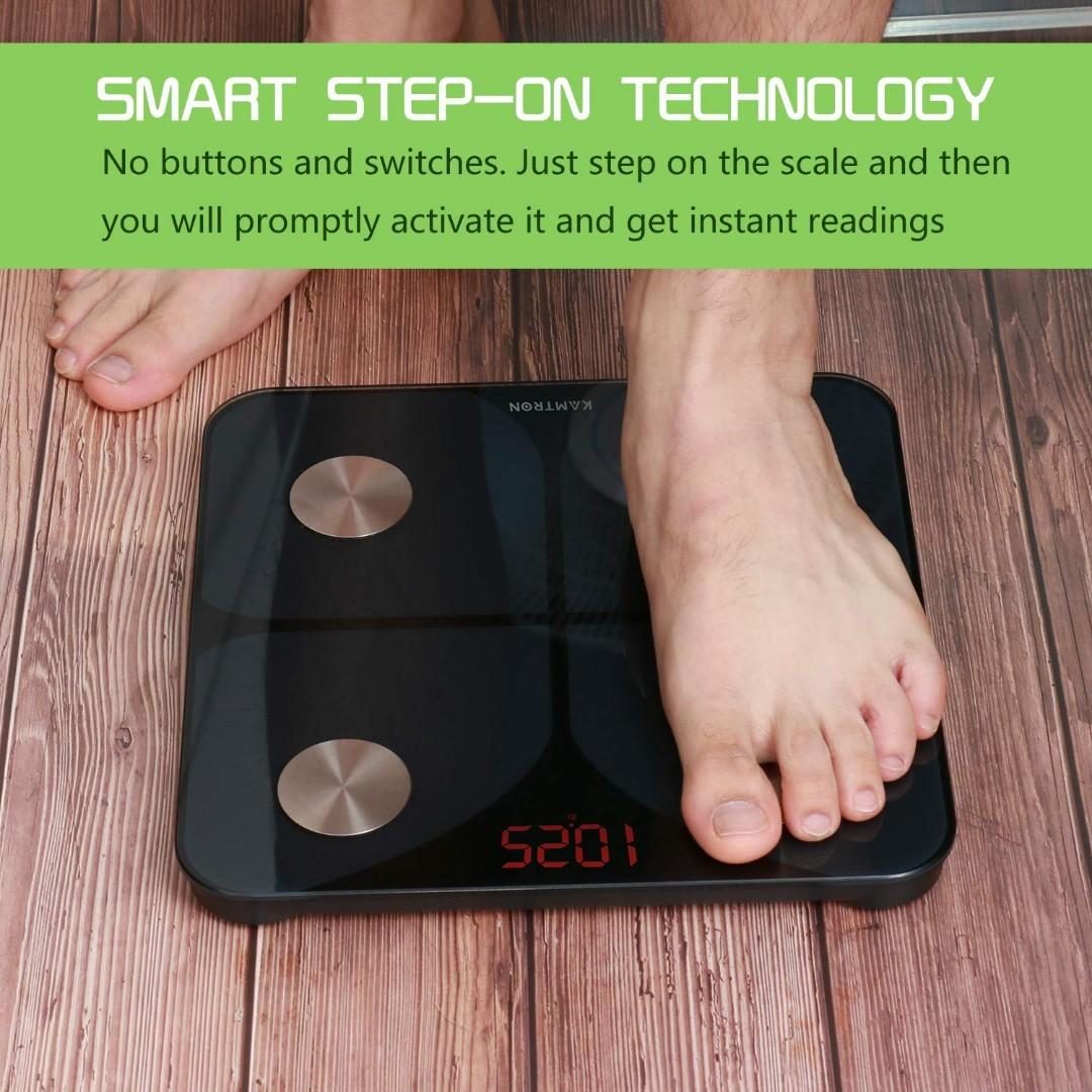Brand New KAMTRON Smart Body Fat Scales Bathroom Scales Body