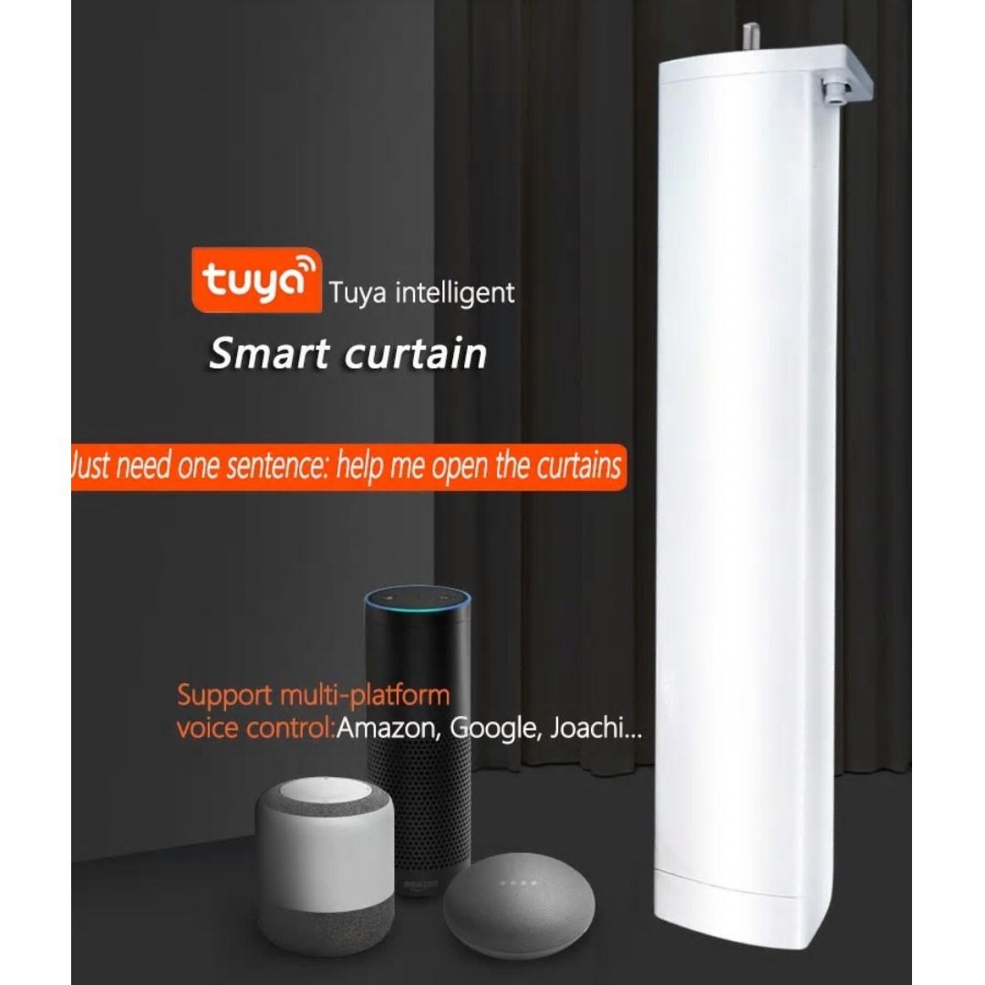 Cm82ty Tuya Smart Appwifi Electric Curtain Motor Remote Control