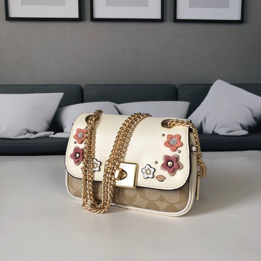 Coach mini cassidy discount crossbody in signature canvas