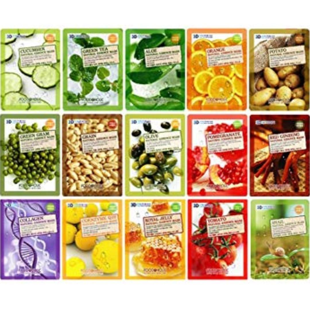 Foodaholic 3d Natural Essence Mask 23g Health Beauty Face