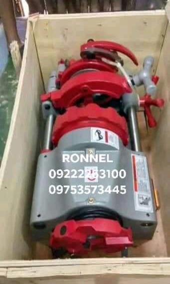 FUJIMA Japan Pipe Threading Machine (Rigid Type) (Category: Looking For) located in Valenzuela. Submitted by ronnelpowertools (Listing ID 239883497, Image 3). Description: ( L2 ) Price - 42k DR FUJIMA Japan Pipe Threading Machine (Rigid Type) Specification: Single phase Fujima Japan P50B Motor : 750watts Rotation speed:28r/min Voltage:220volts Frequency:60hz Capacity:1/2"-2" G.W:75kgs. Induction motor Dies and die head can interchange with the Ri
