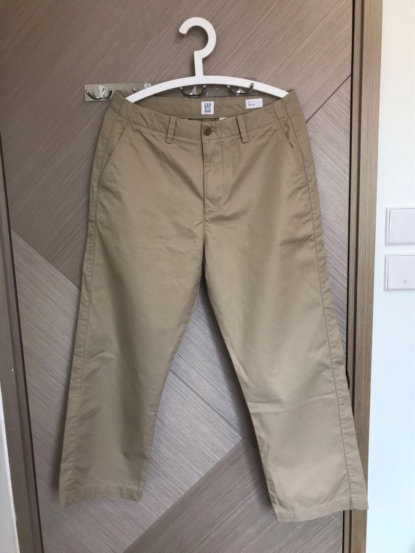 gap wide leg chinos